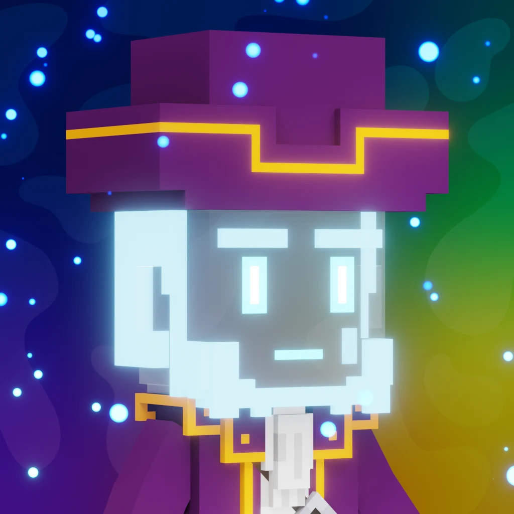 Pirate #8465 voxel render