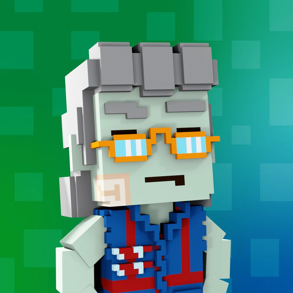 Pirate #8466 voxel render