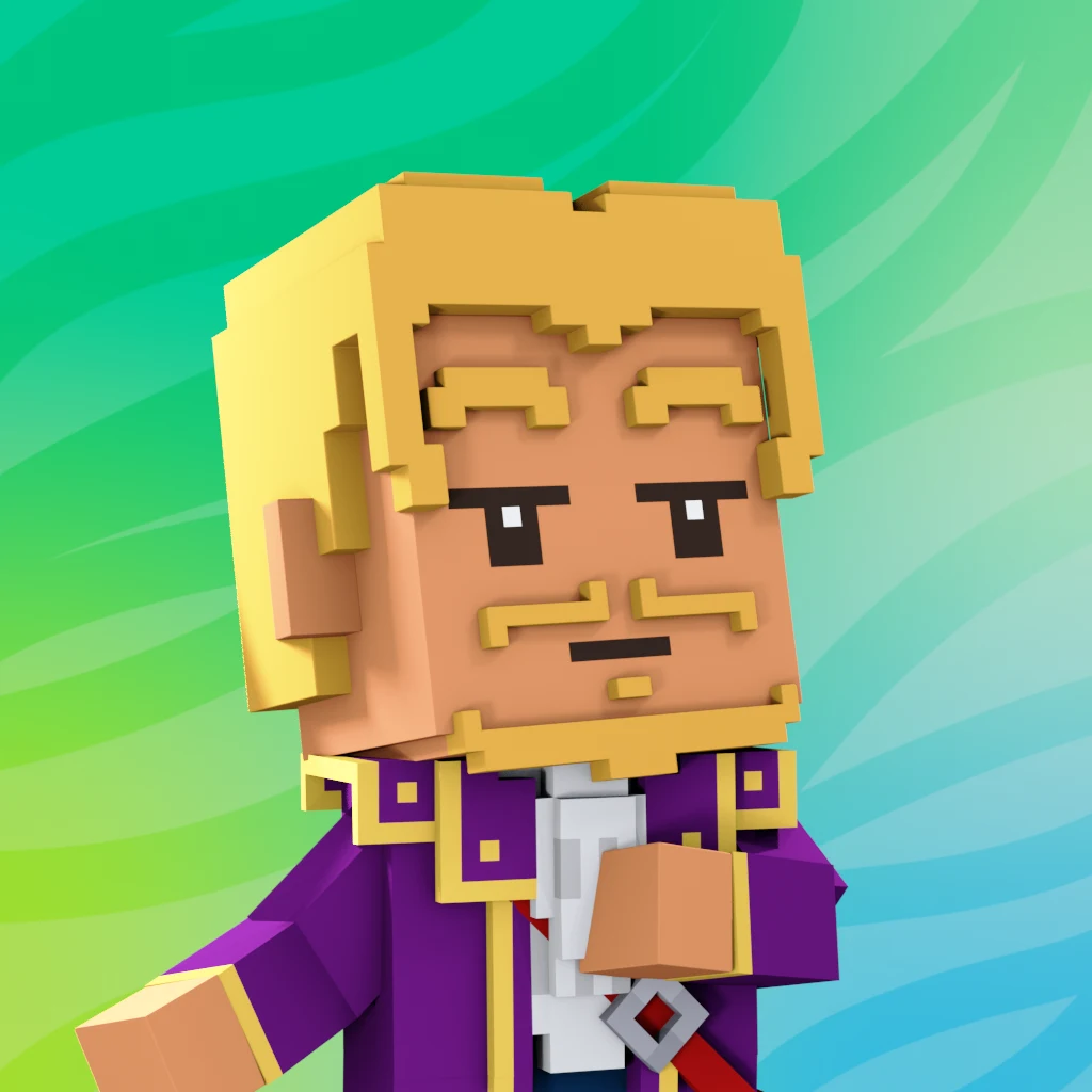 Pirate #8469 voxel render