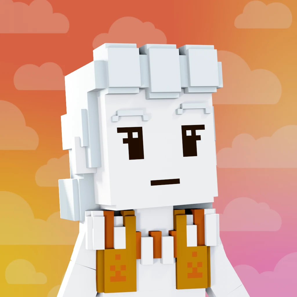 Pirate #847 voxel render