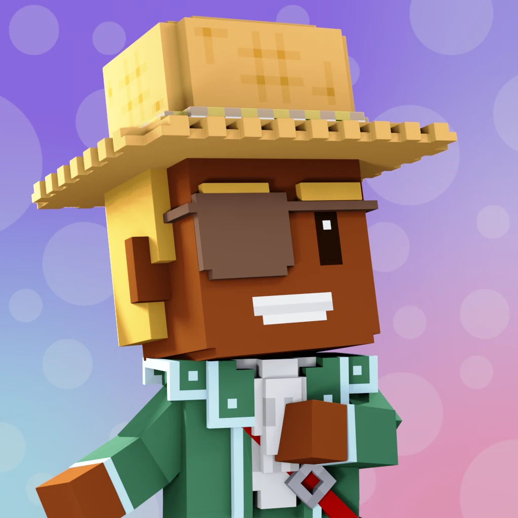 Pirate #8470 voxel render