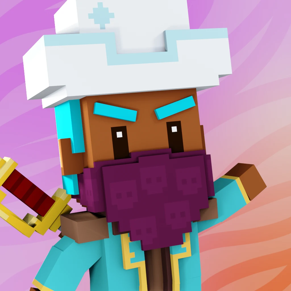 Pirate #8471 voxel render
