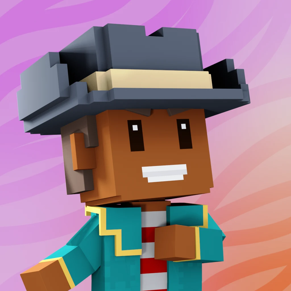 Pirate #8474 voxel render
