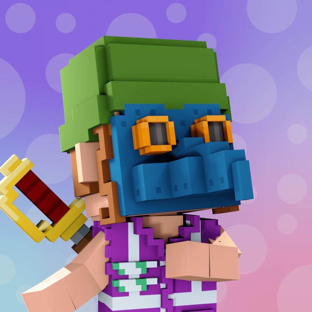 Pirate #8475 voxel render