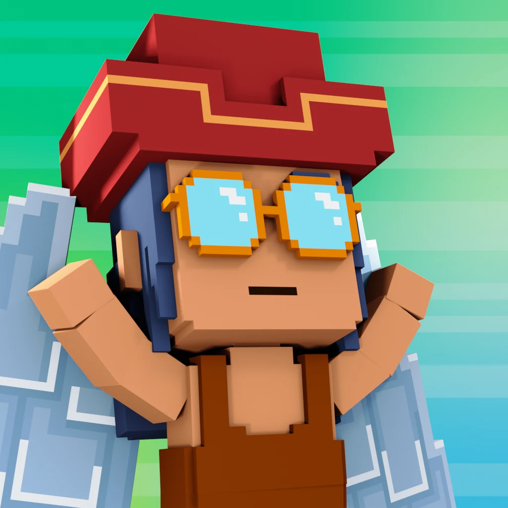 Pirate #8476 voxel render