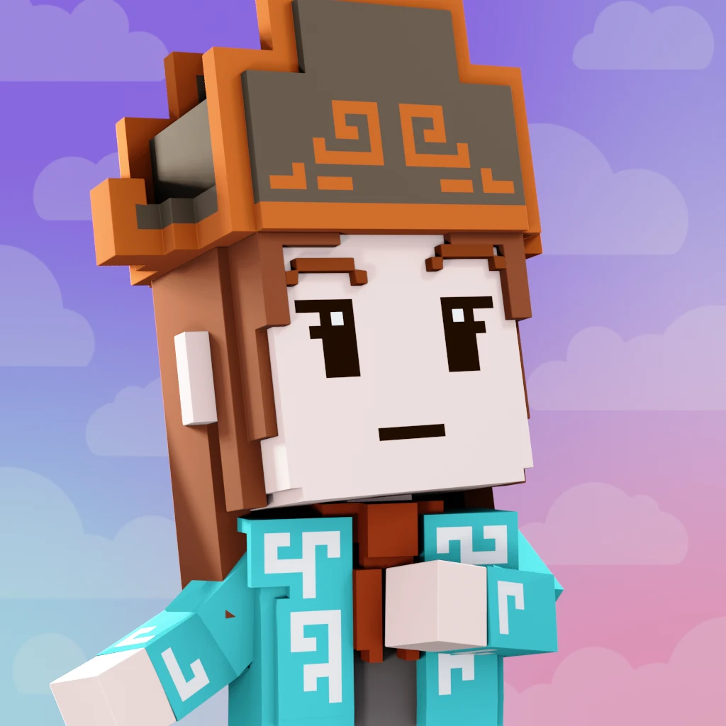 Pirate #8477 voxel render