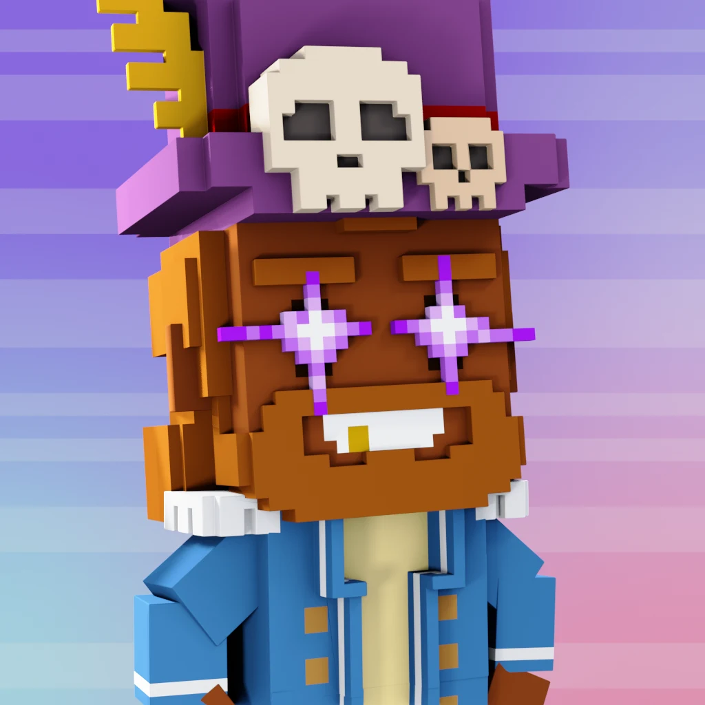 Pirate #8480 voxel render