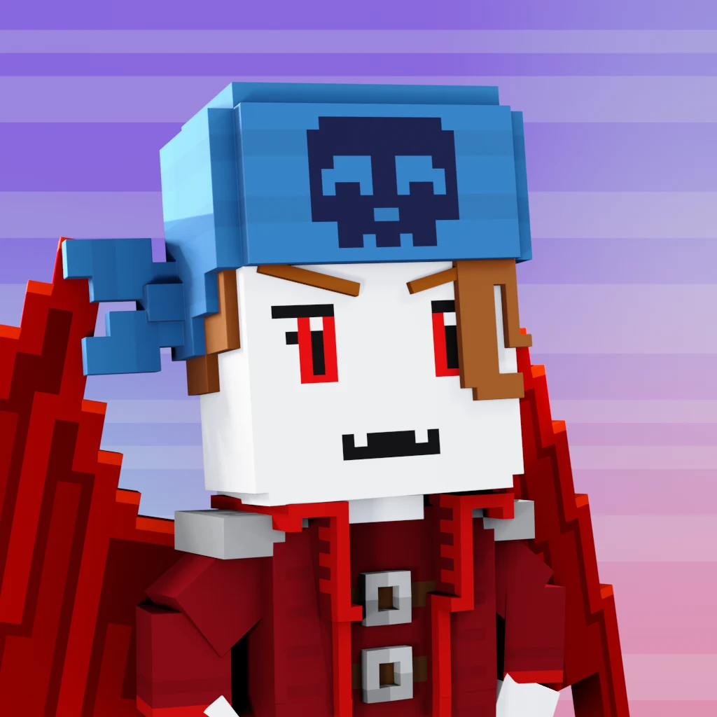 Pirate #8481 voxel render
