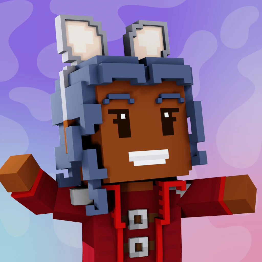 Pirate #8484 voxel render