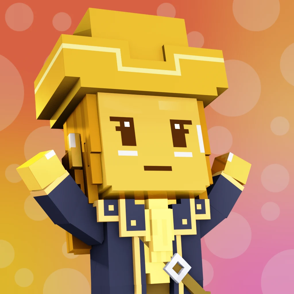 Pirate #8485 voxel render