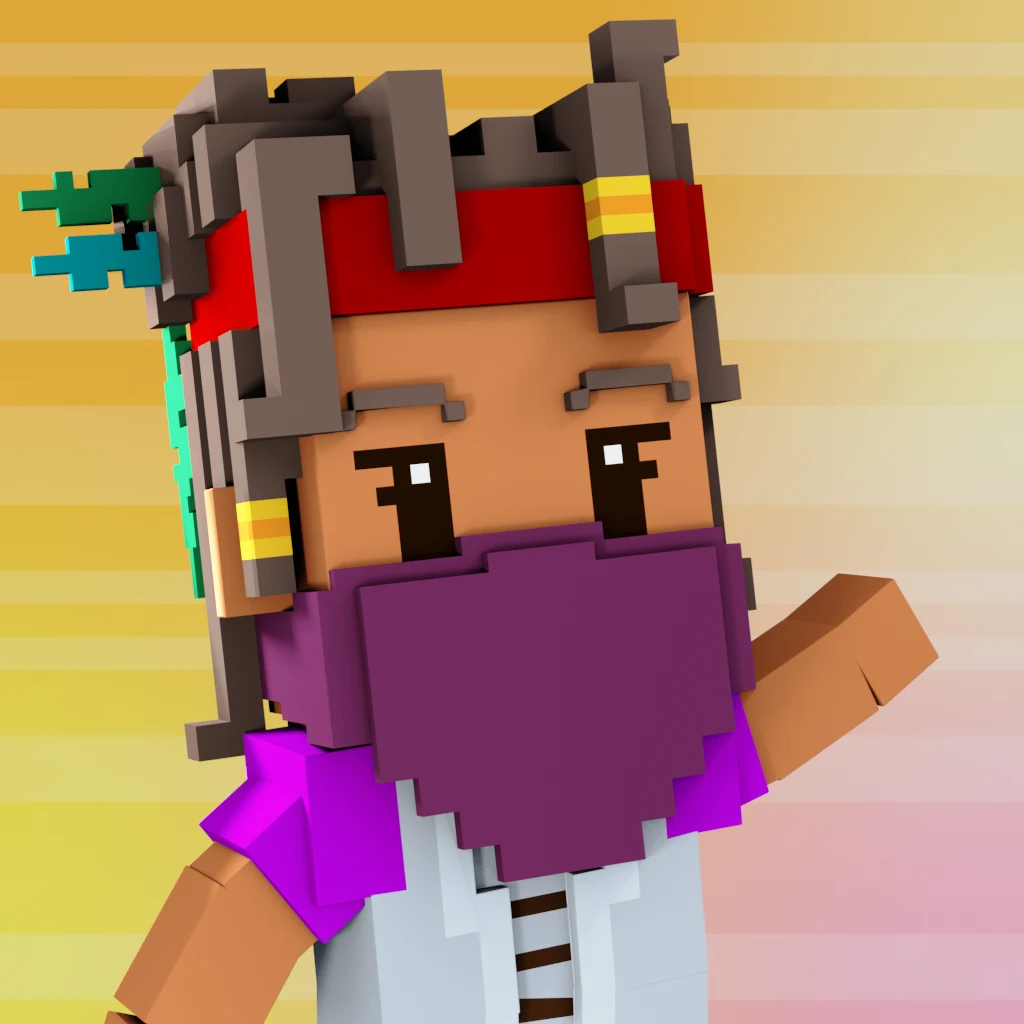 Pirate #8486 voxel render