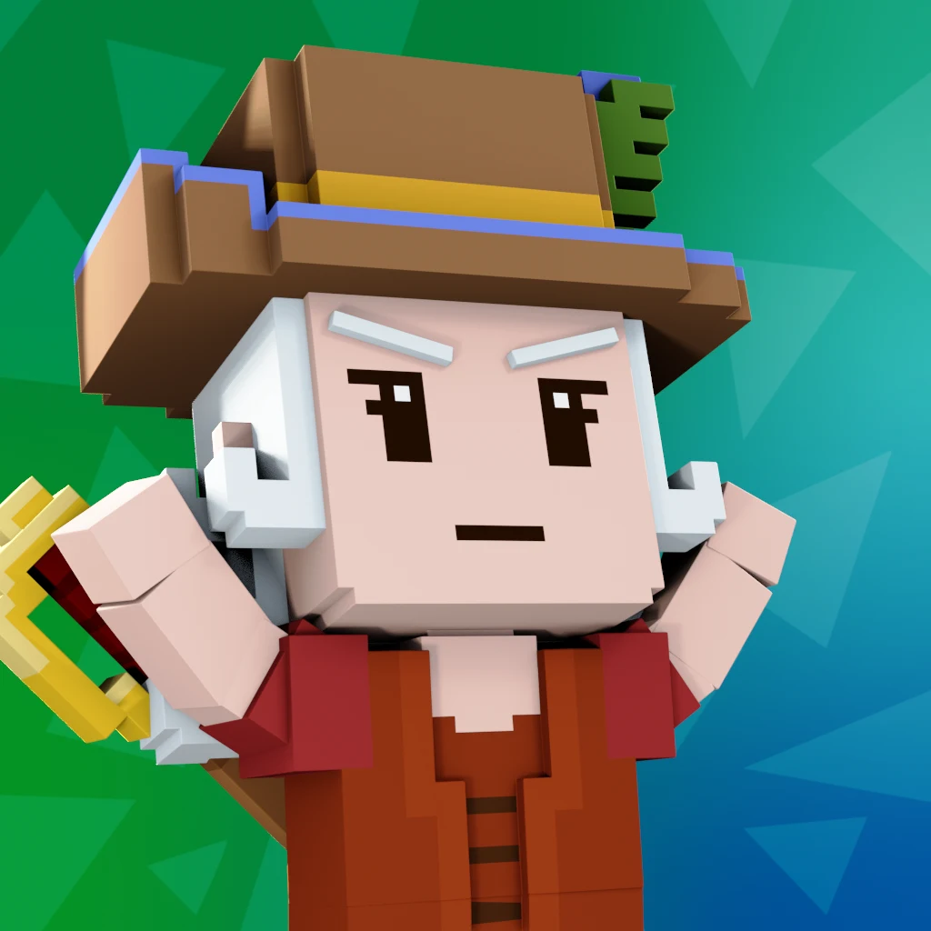 Pirate #8487 voxel render