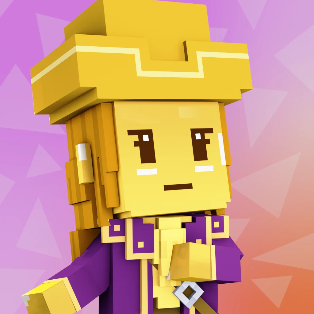 Pirate #8491 voxel render