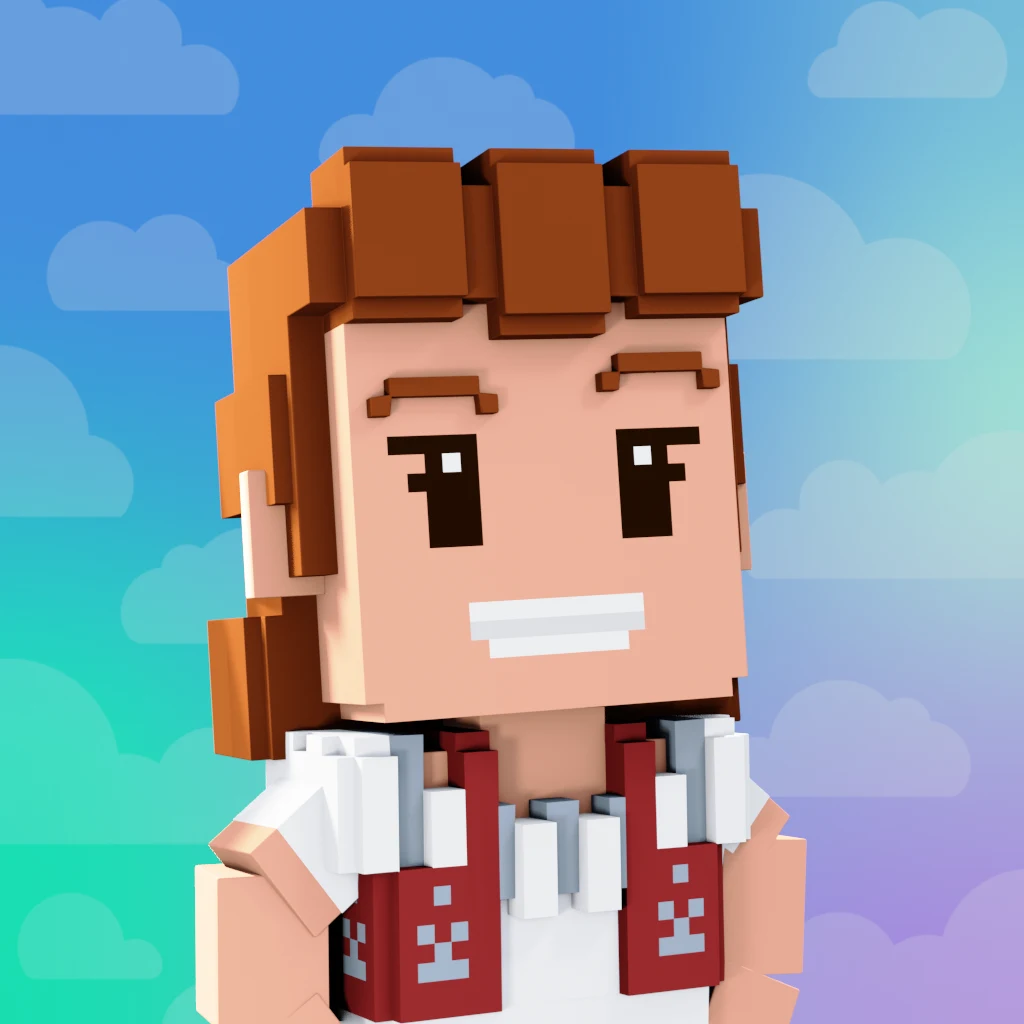 Pirate #8497 voxel render