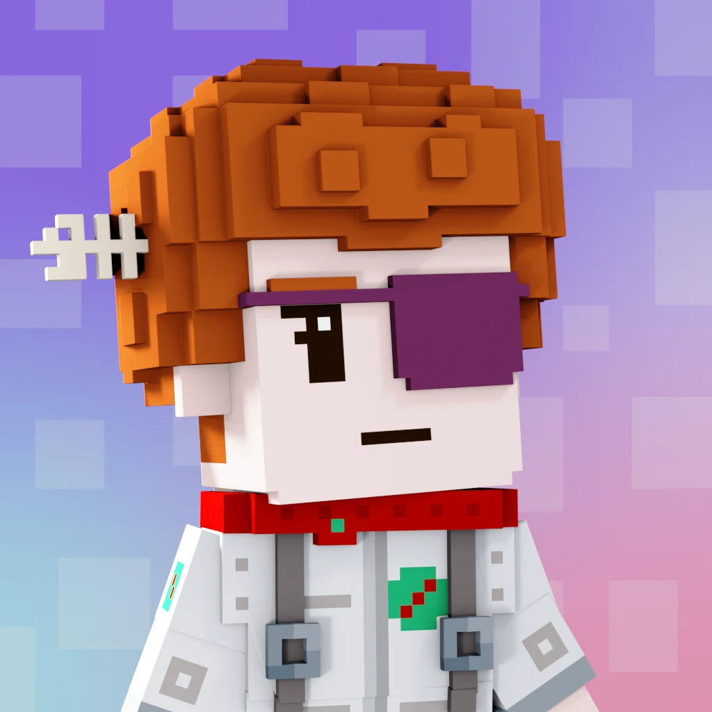Pirate #85 voxel render