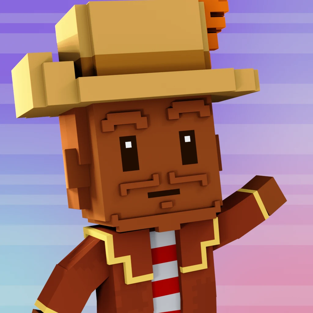 Pirate #850 voxel render