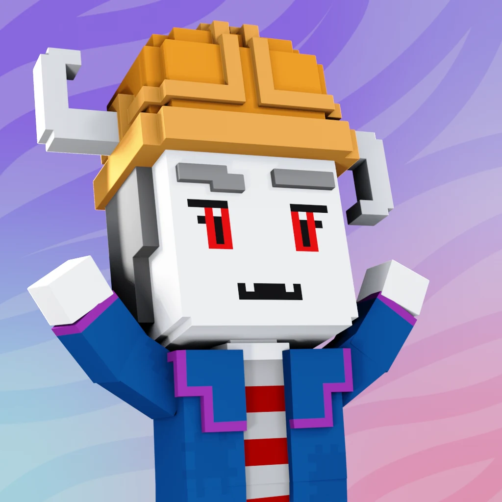 Pirate #8501 voxel render