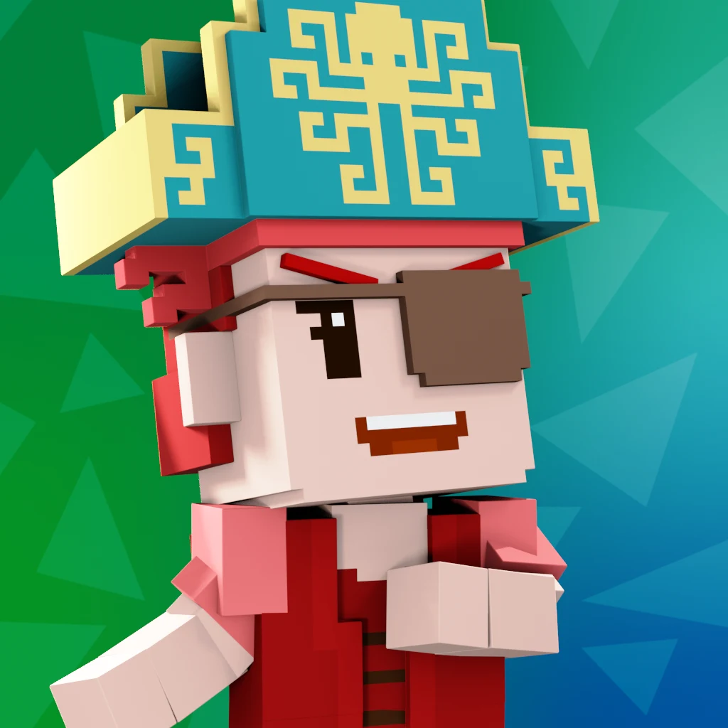 Pirate #8502 voxel render