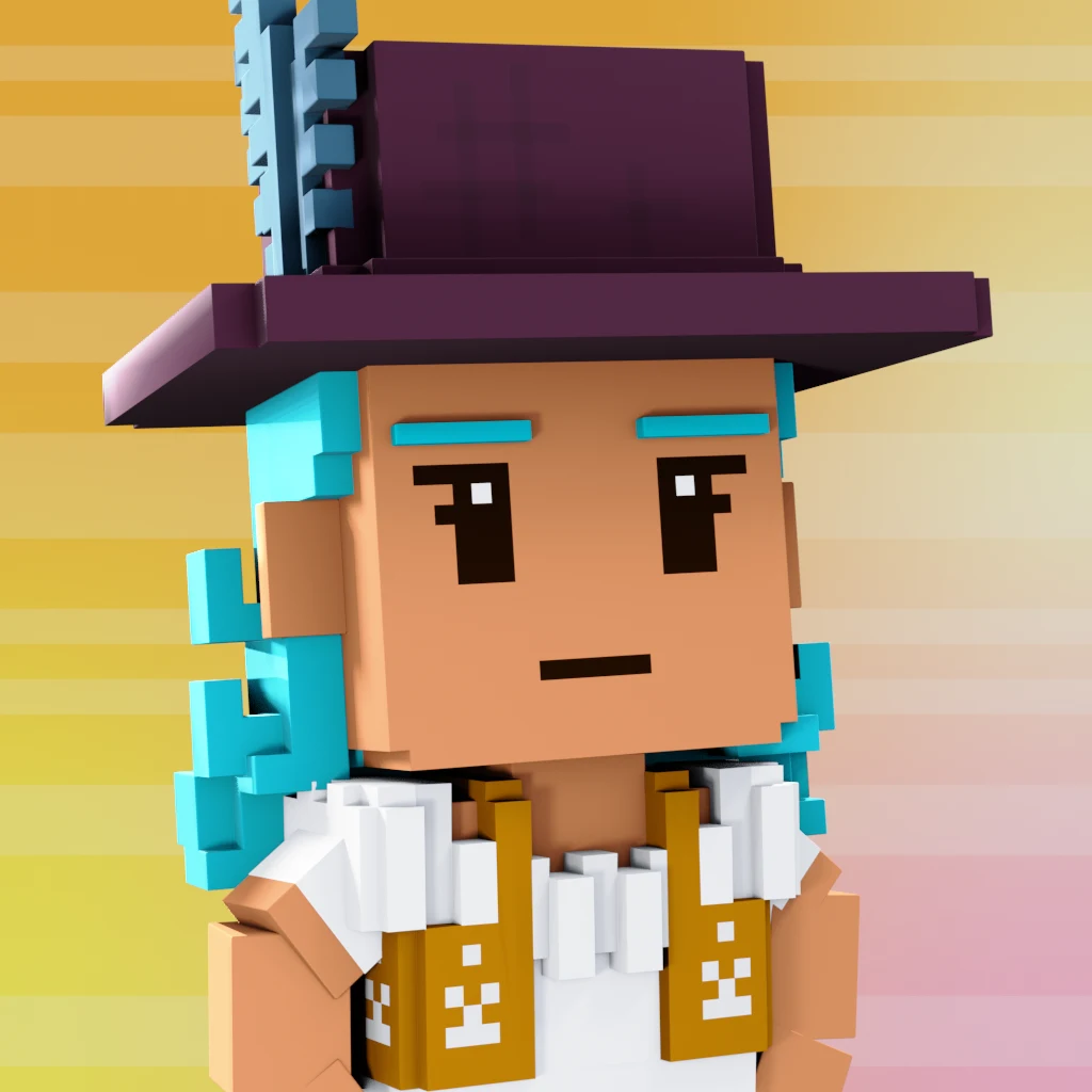Pirate #8508 voxel render