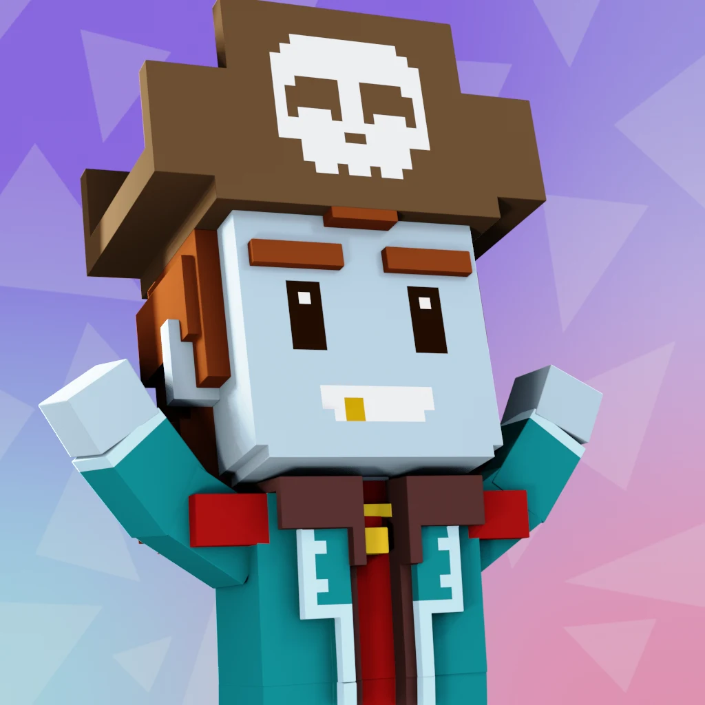 Pirate #8510 voxel render