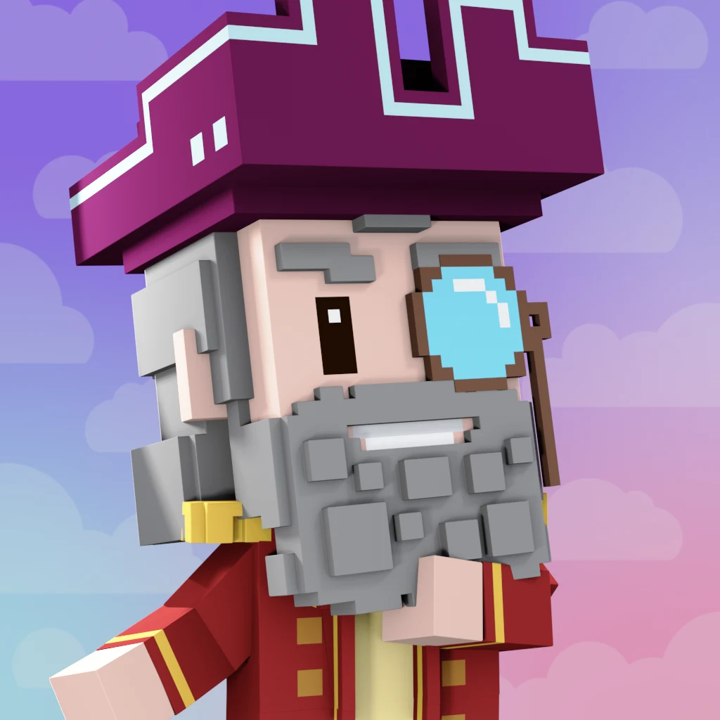 Pirate #8511 voxel render