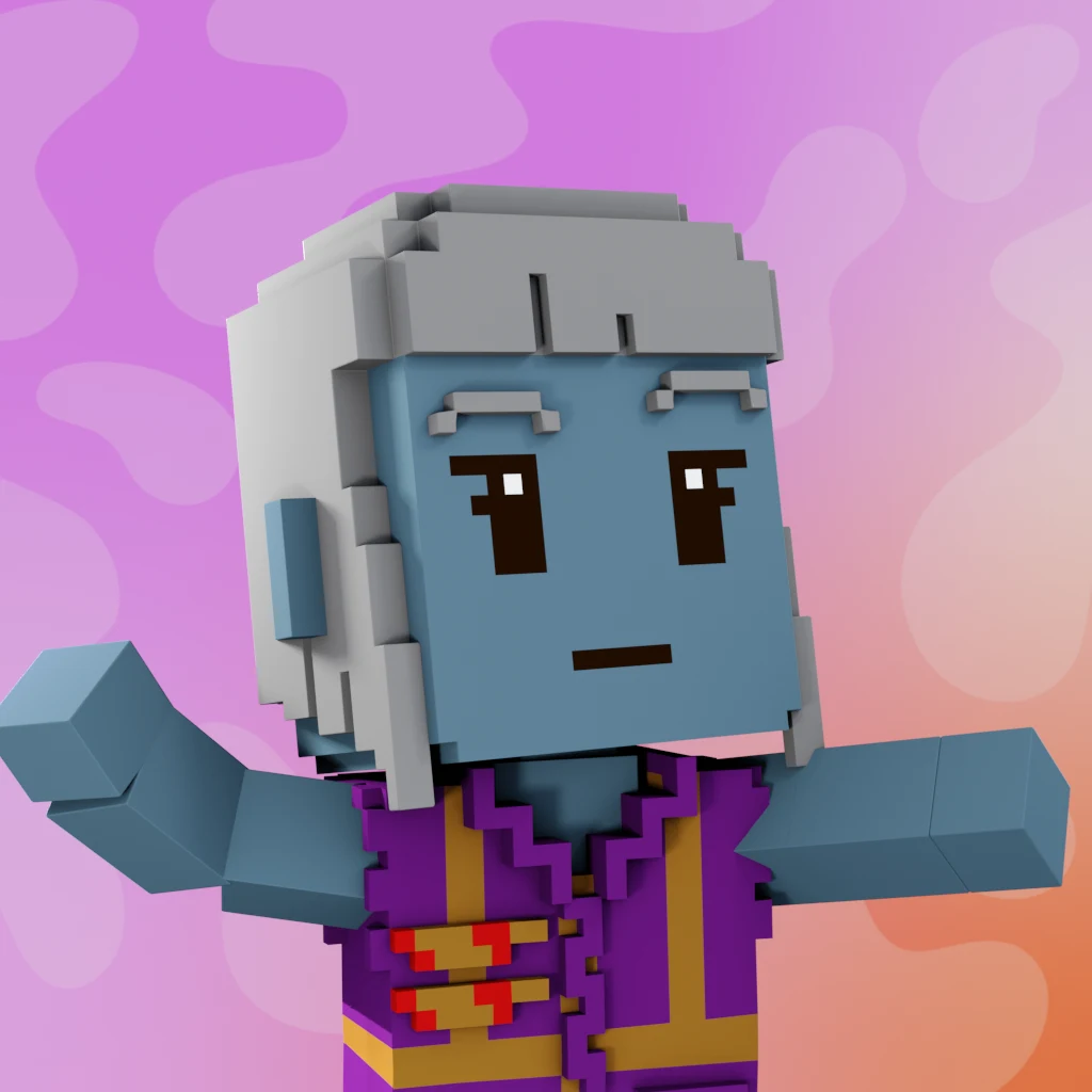 Pirate #8512 voxel render