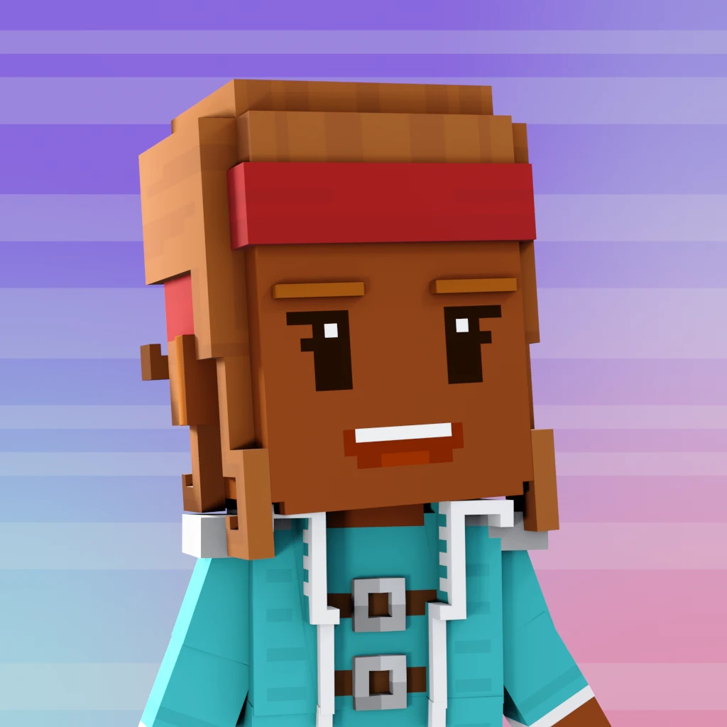 Pirate #8513 voxel render