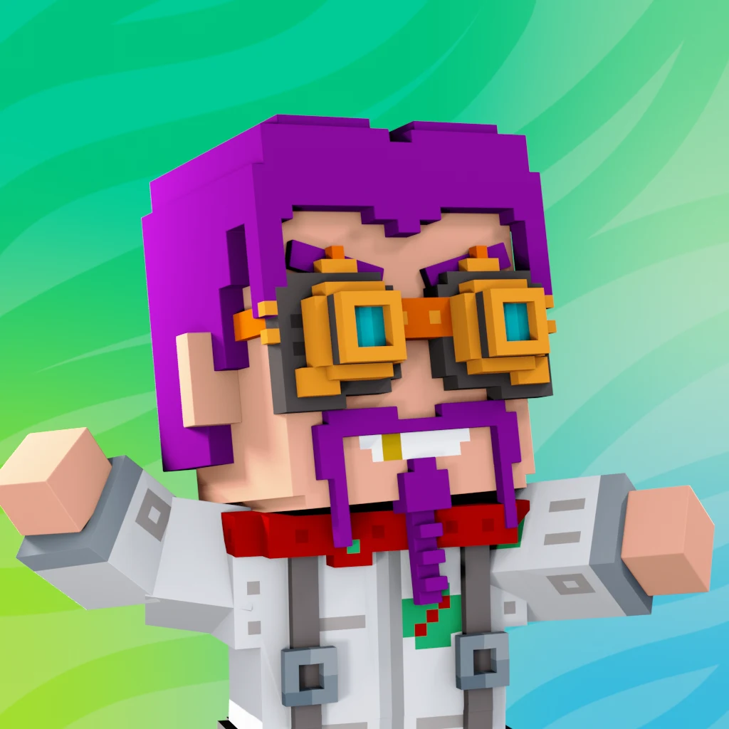 Pirate #8514 voxel render