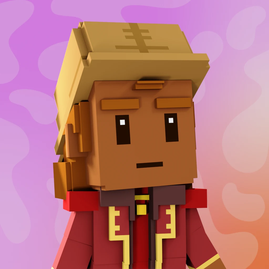 Pirate #8517 voxel render