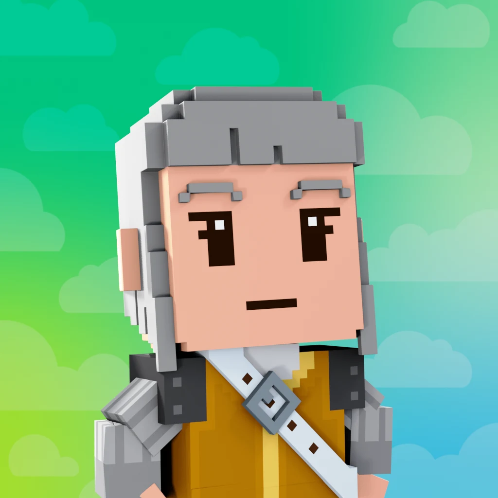 Pirate #8518 voxel render
