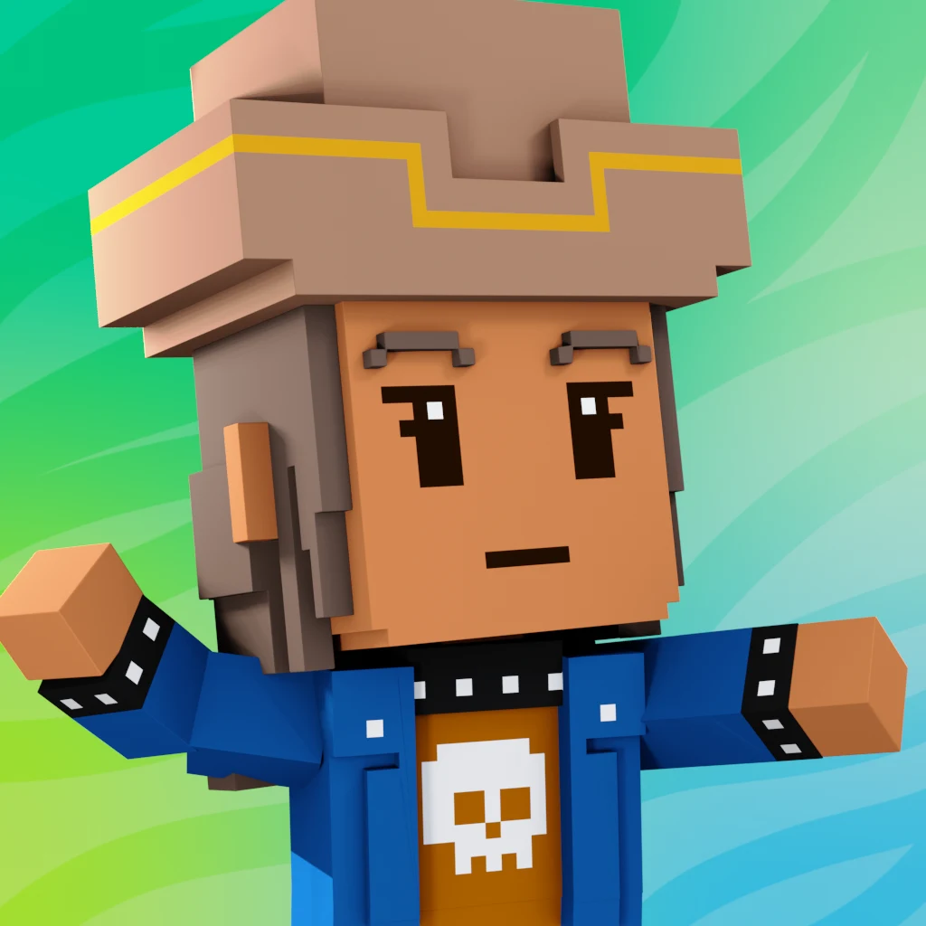 Pirate #852 voxel render