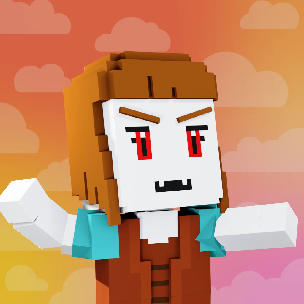 Pirate #8520 voxel render