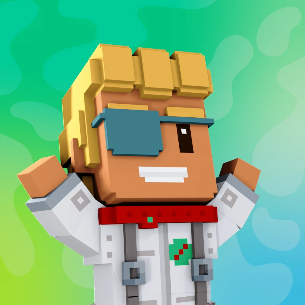 Pirate #8521 voxel render