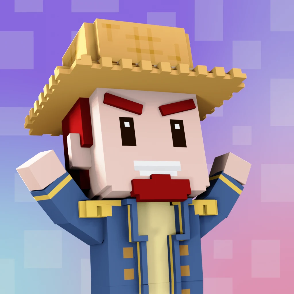 Pirate #8522 voxel render