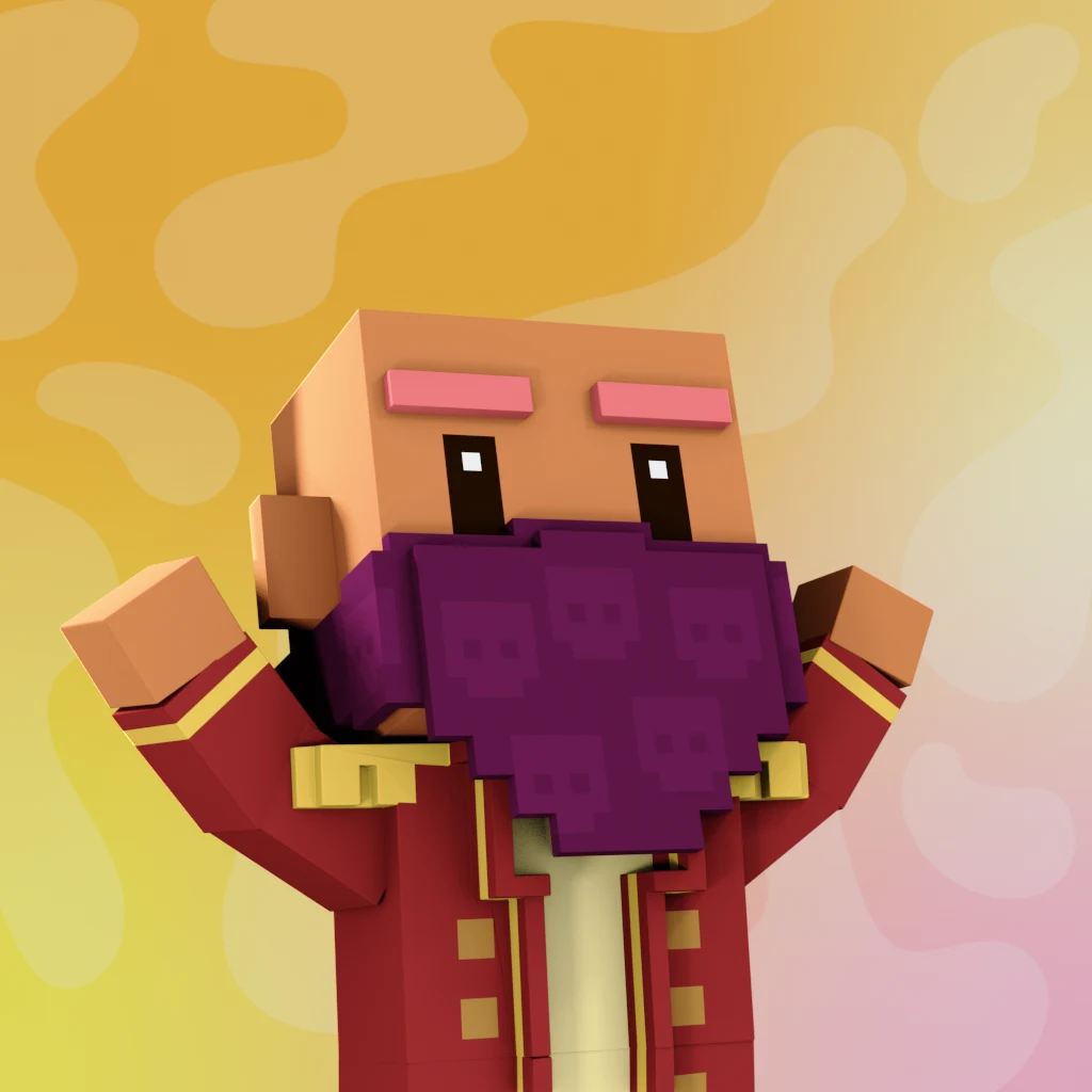 Pirate #8523 voxel render