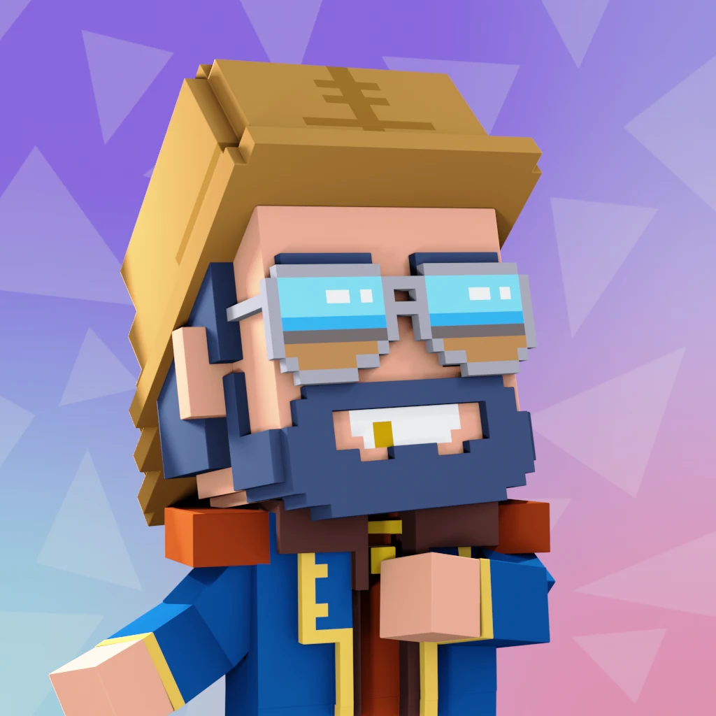 Pirate #8524 voxel render