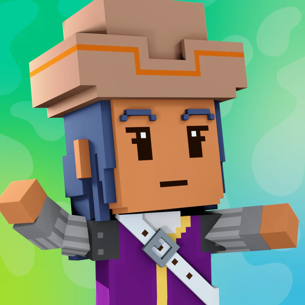Pirate #8529 voxel render