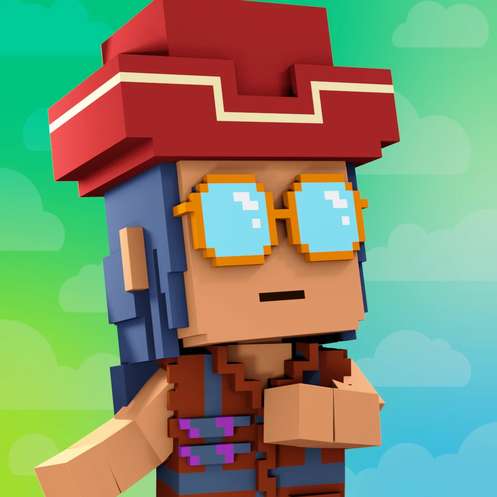 Pirate #8530 voxel render