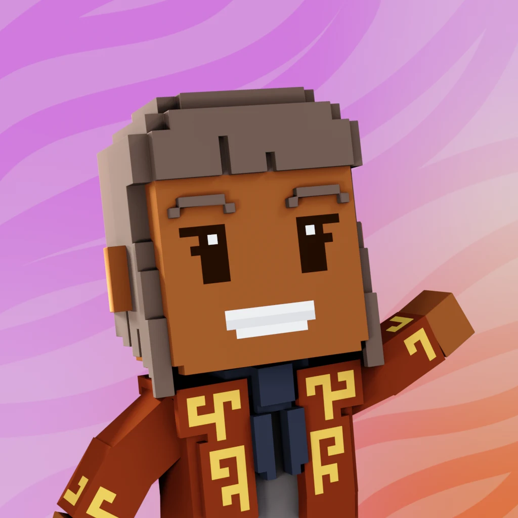 Pirate #8532 voxel render
