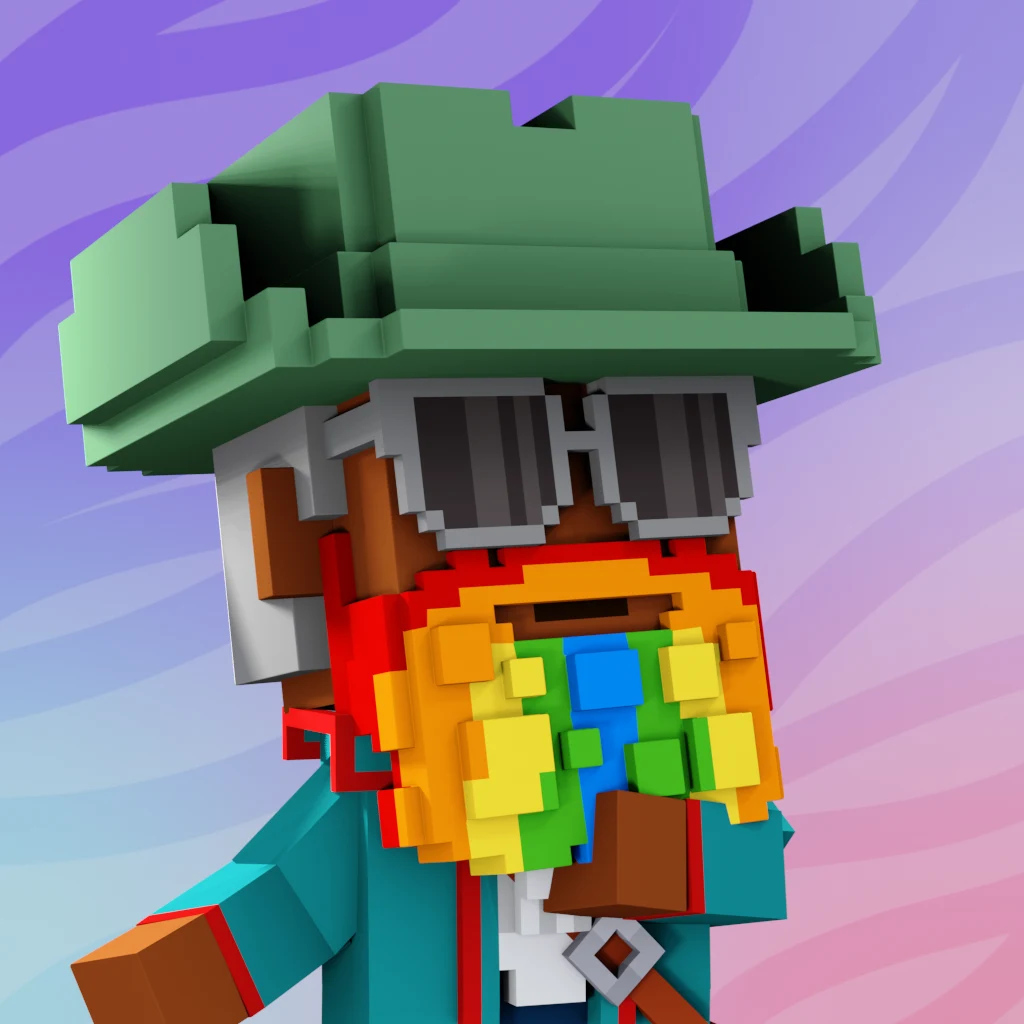 Pirate #8533 voxel render