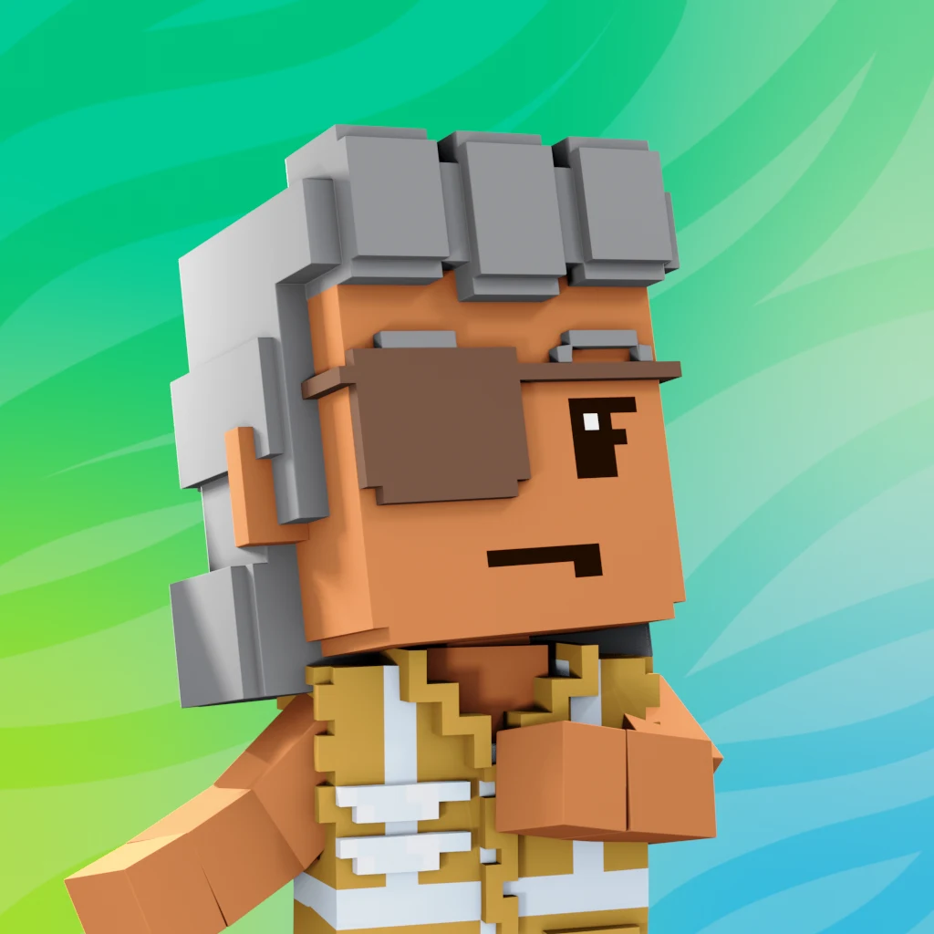 Pirate #8534 voxel render