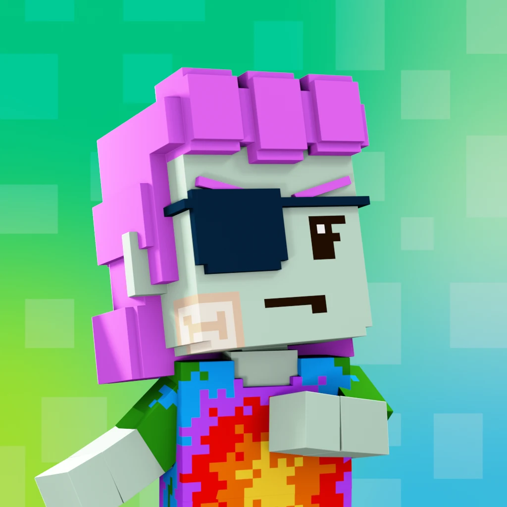 Pirate #8536 voxel render