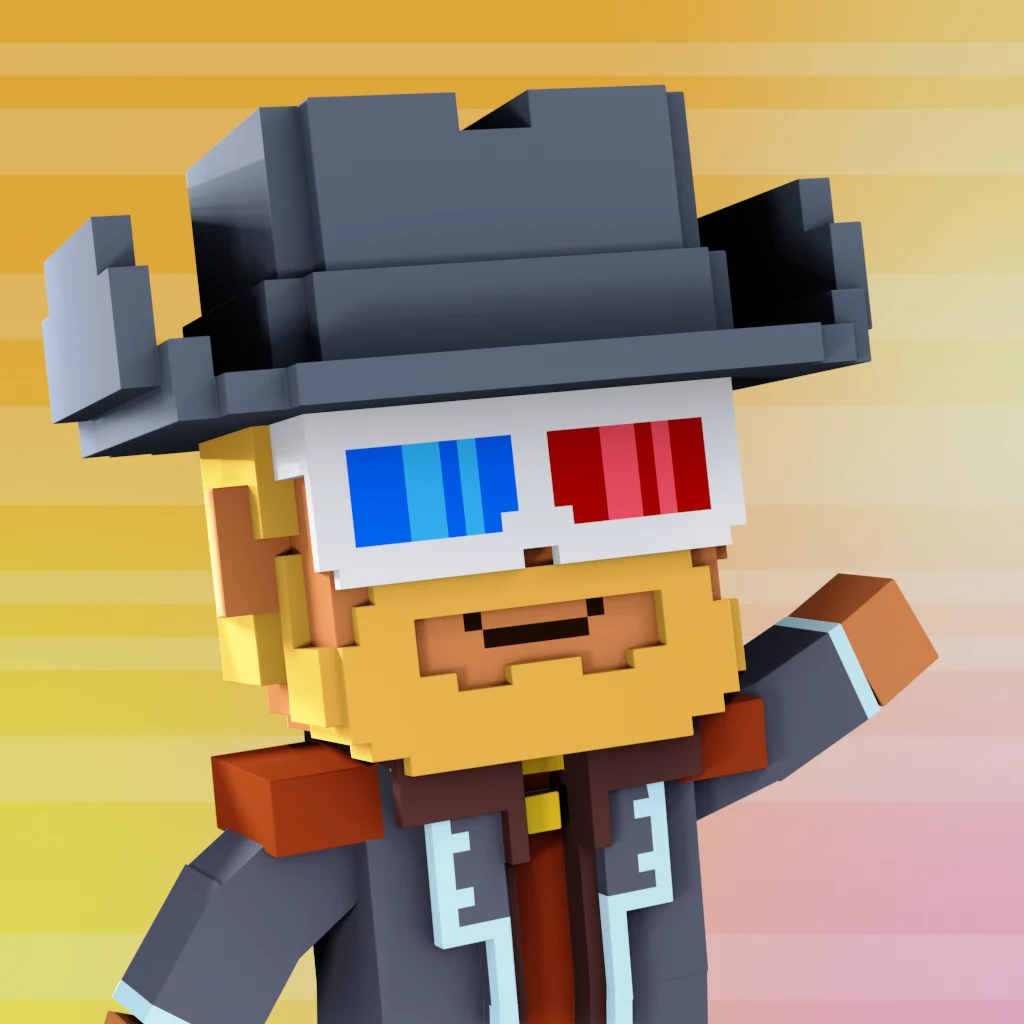 Pirate #8538 voxel render