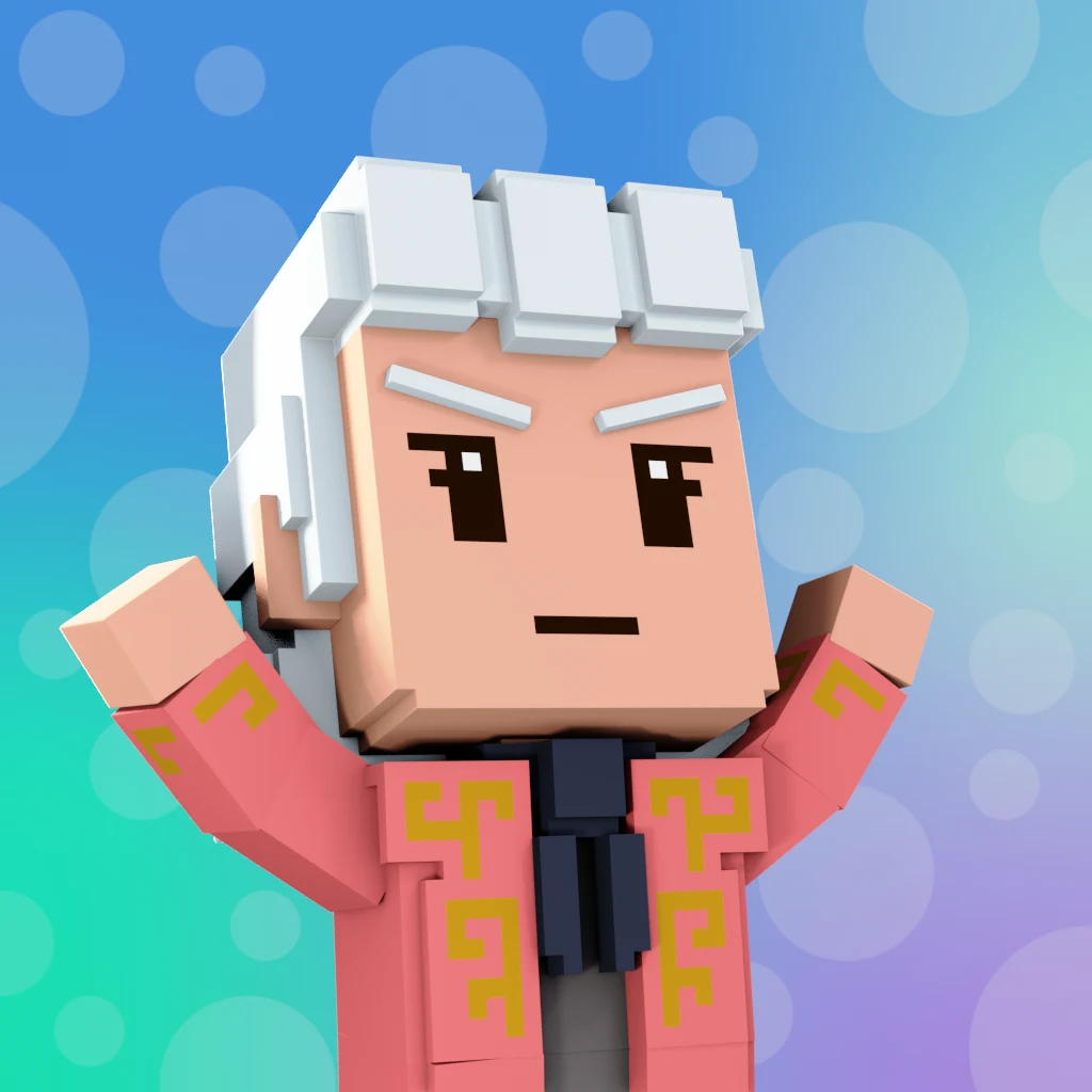 Pirate #8539 voxel render