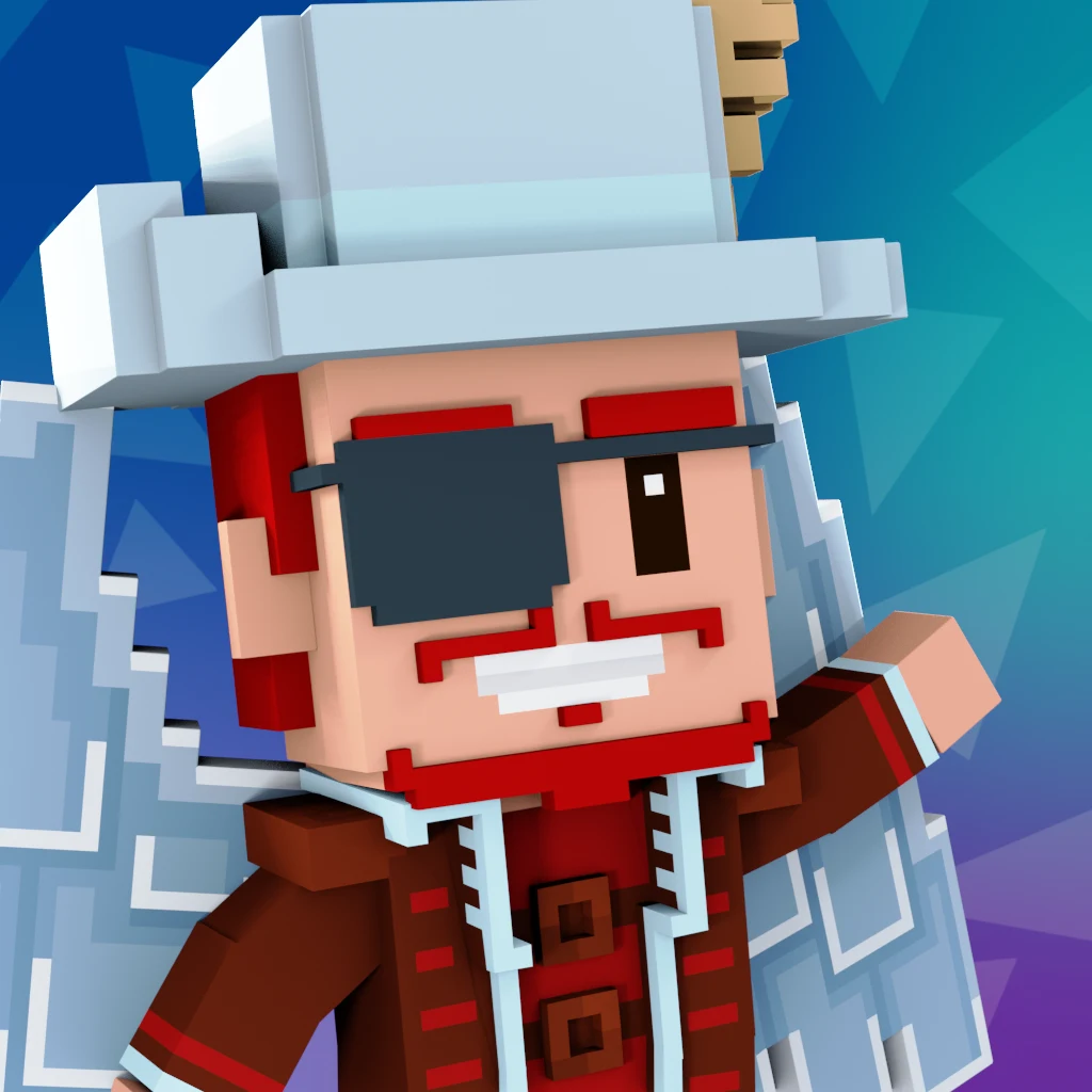Pirate #854 voxel render