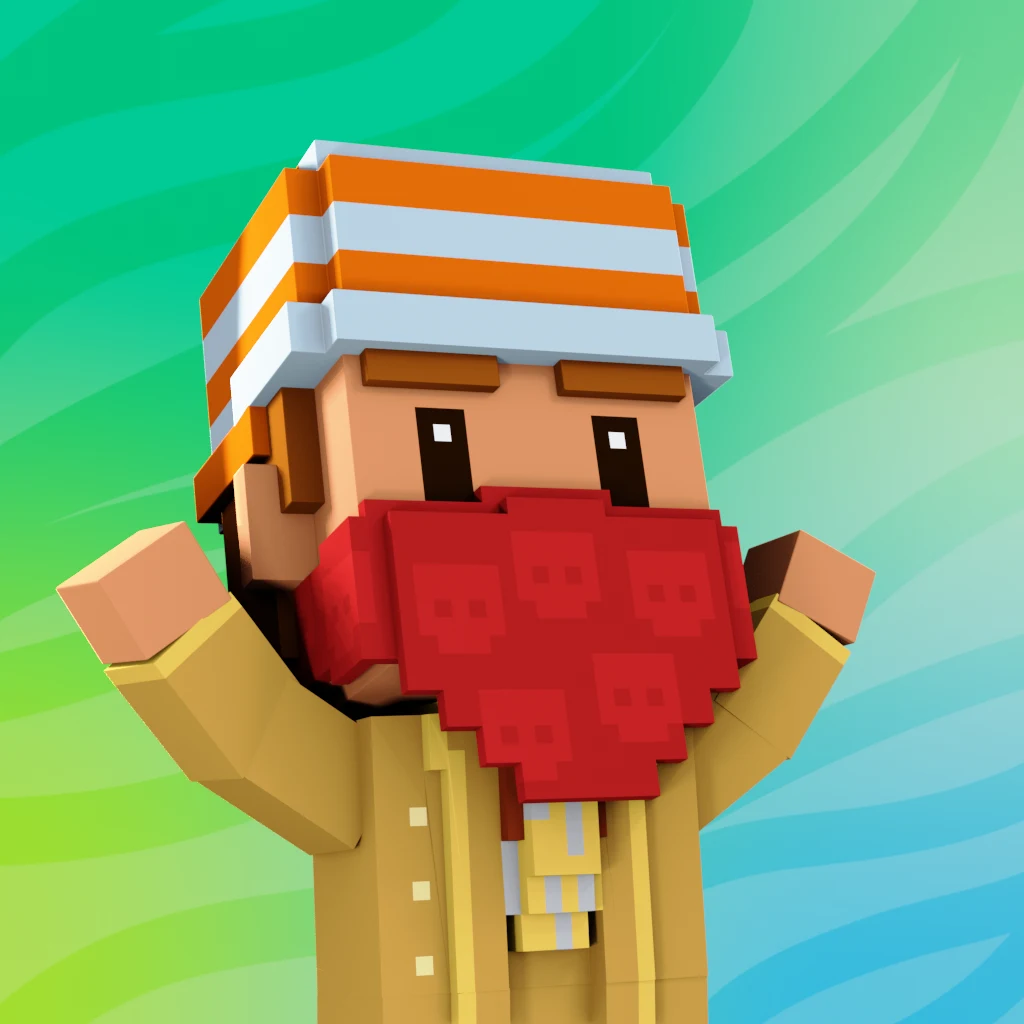 Pirate #8541 voxel render