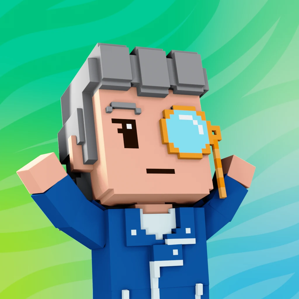 Pirate #8542 voxel render