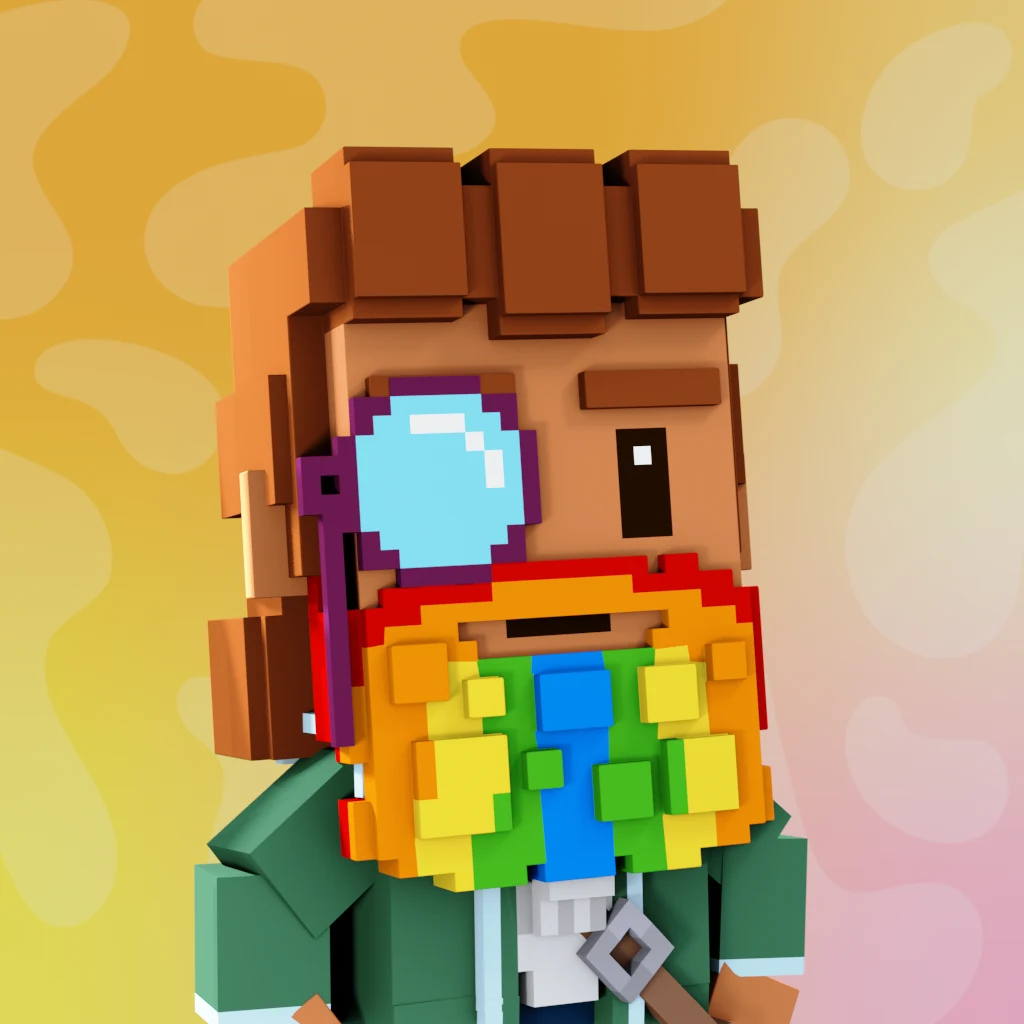 Pirate #8543 voxel render