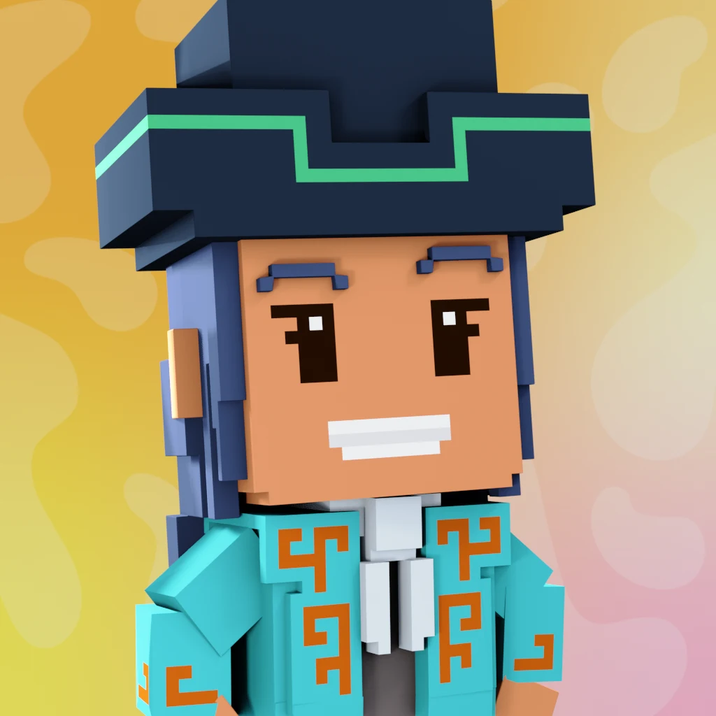 Pirate #8545 voxel render