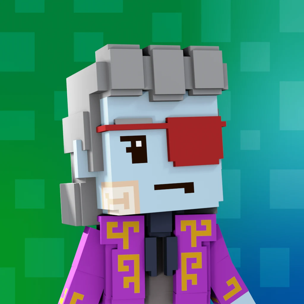 Pirate #8548 voxel render